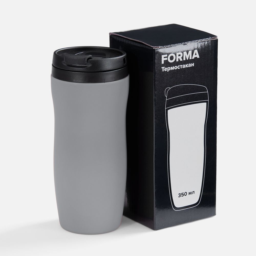 Термостакан Forma, серый / Миниатюра WWW (1000)