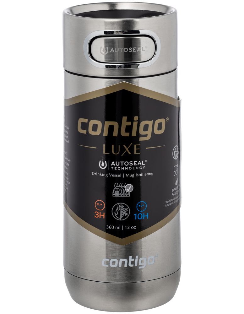 Термостакан Luxe, вакуумный, герметичный, стальной / Миниатюра WWW (1000)