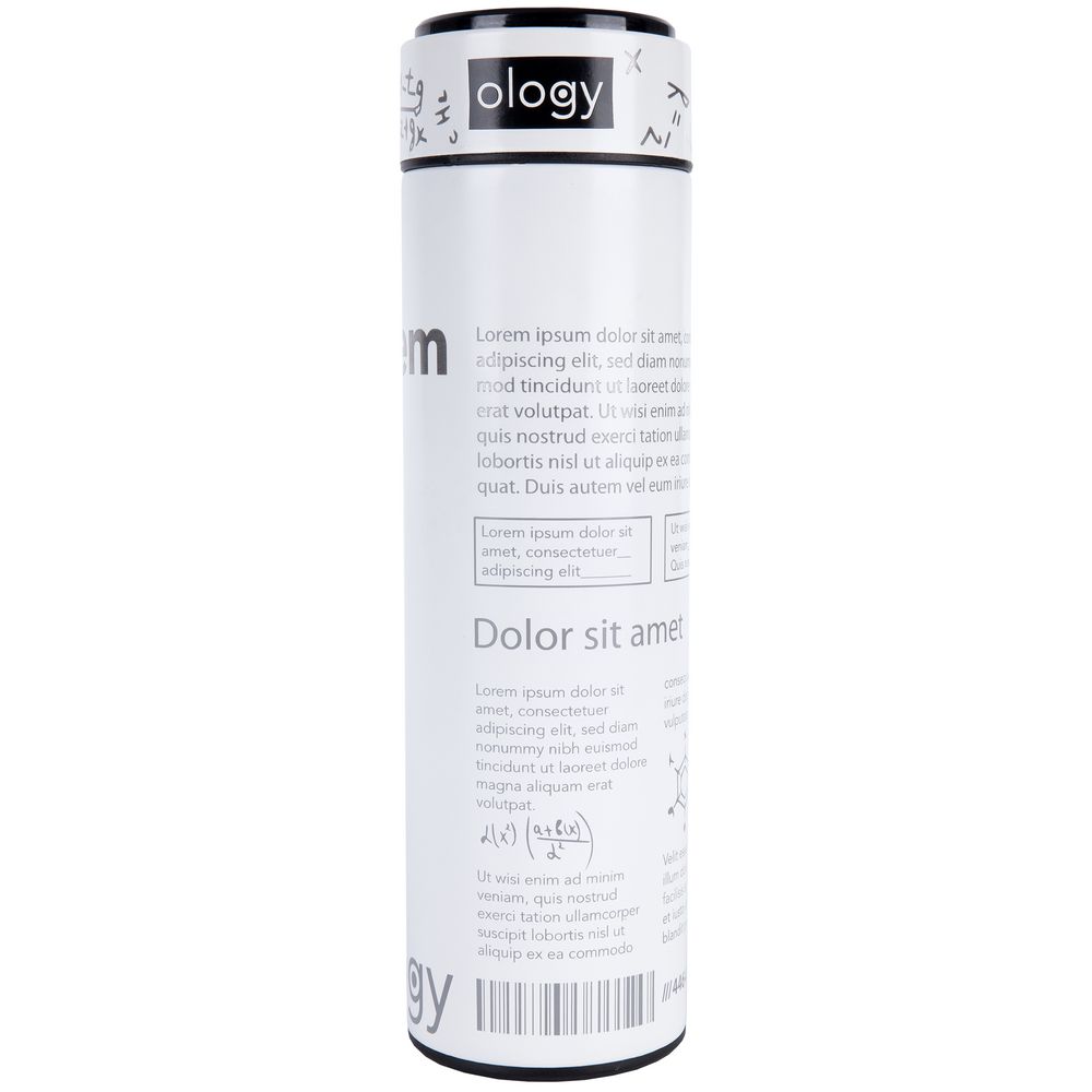 Смарт-бутылка Long Therm, белая / Миниатюра нанесения (1000)