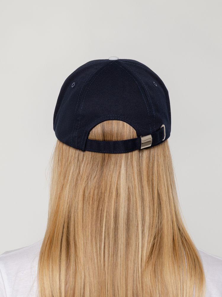 Бейсболка Honor, темно-синяя с белым кантом / Миниатюра WWW (1000)