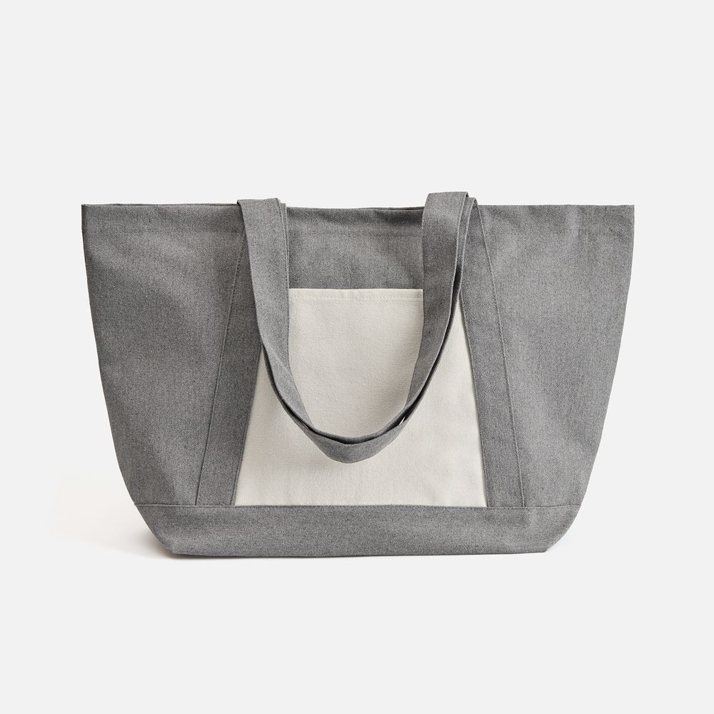 Шопер Shophop, серый с неокрашенным / Миниатюра WWW (1000)