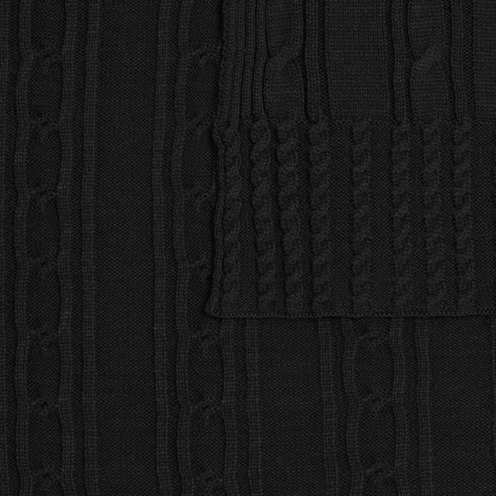 Плед Remitti, черный / Миниатюра WWW (1000)