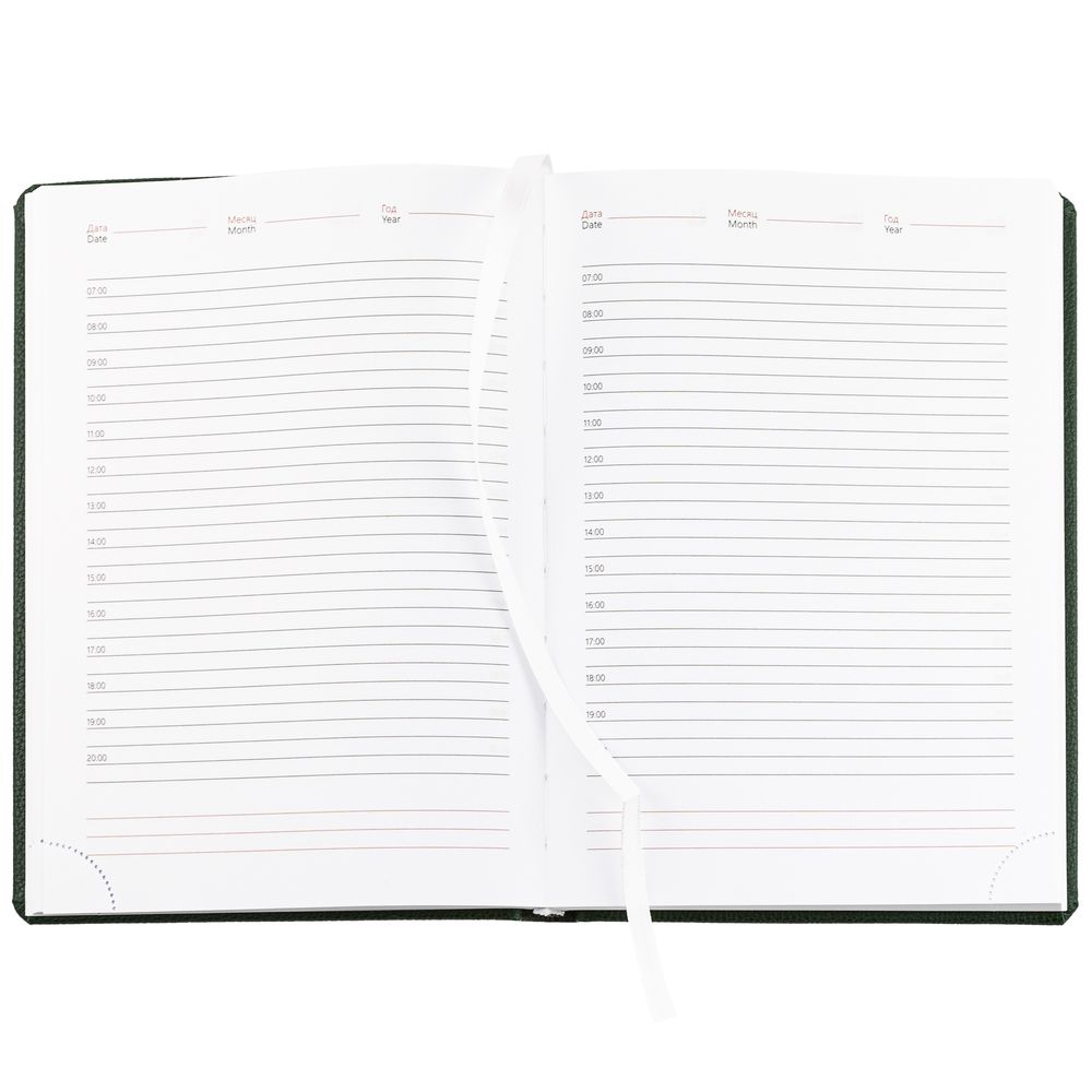 Ежедневник Sagrin, недатированный, зеленый / Миниатюра WWW (1000)