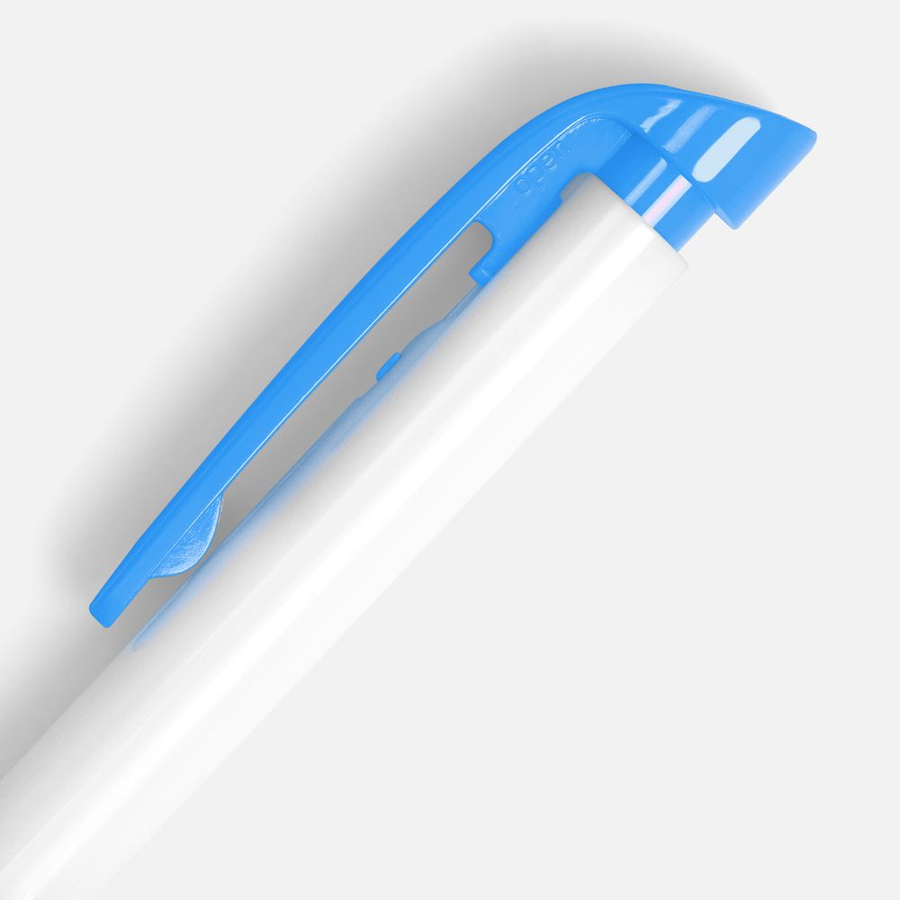 Ручка шариковая Favorite, белая с голубым / Миниатюра WWW (1000)