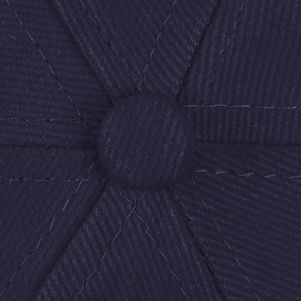 Бейсболка Unit Generic, темно-синяя (кобальт) с белым кантом / Миниатюра WWW (1000)