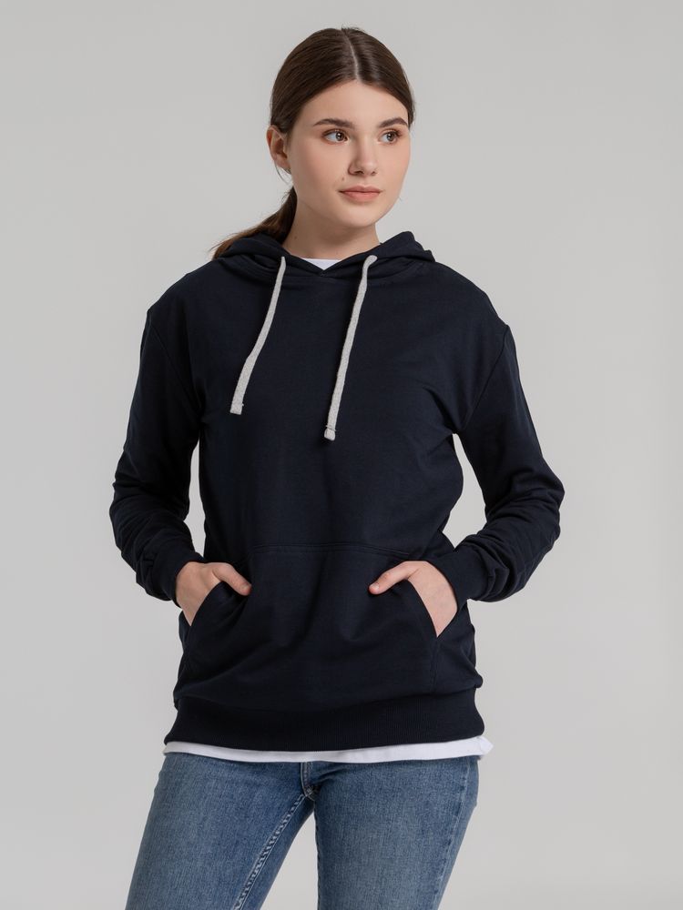 Толстовка с капюшоном Unit Kirenga, темно-синяя / Миниатюра WWW (1000)