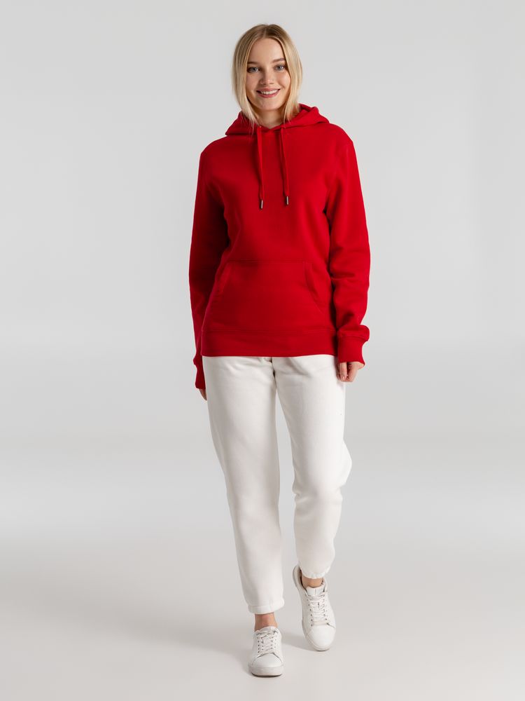 Толстовка с капюшоном унисекс King, красная / Миниатюра WWW (1000)