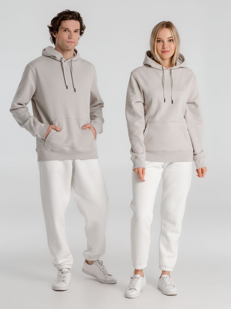 Толстовка с капюшоном унисекс King, дымчато-серая / Миниатюра WWW (1000)