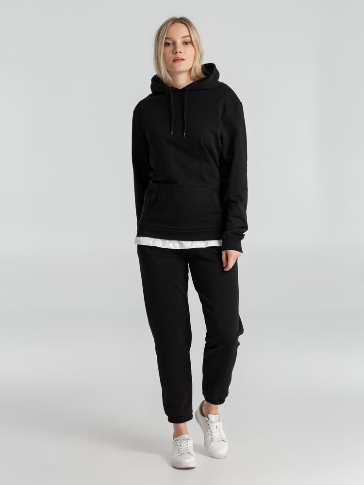 Толстовка с капюшоном унисекс Hoodie, черная / Миниатюра WWW (1000)