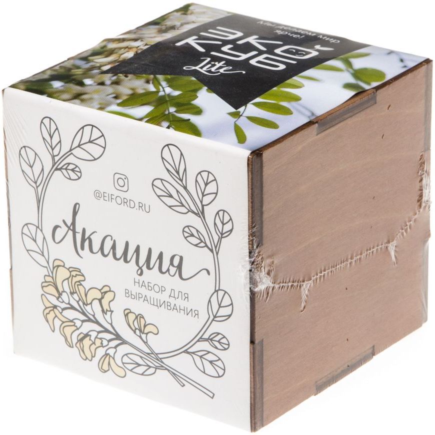 Набор для выращивания «Экокуб Lite», акация / Миниатюра WWW (1000)