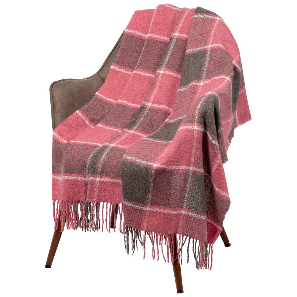 Плед Dublin, серо-розовый / Миниатюра WWW (1000)