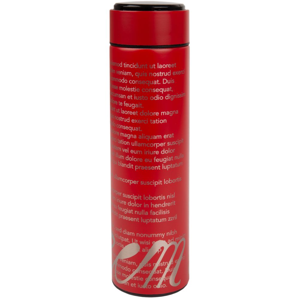 Смарт-бутылка Long Therm, красная / Миниатюра нанесения (1000)