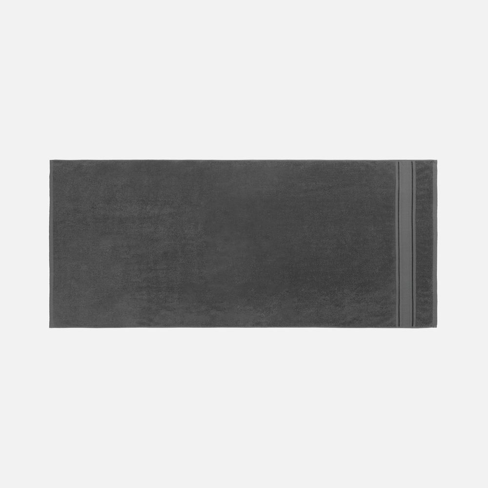 Полотенце махровое Terrychic, среднее, темно-серое / Миниатюра WWW (1000)