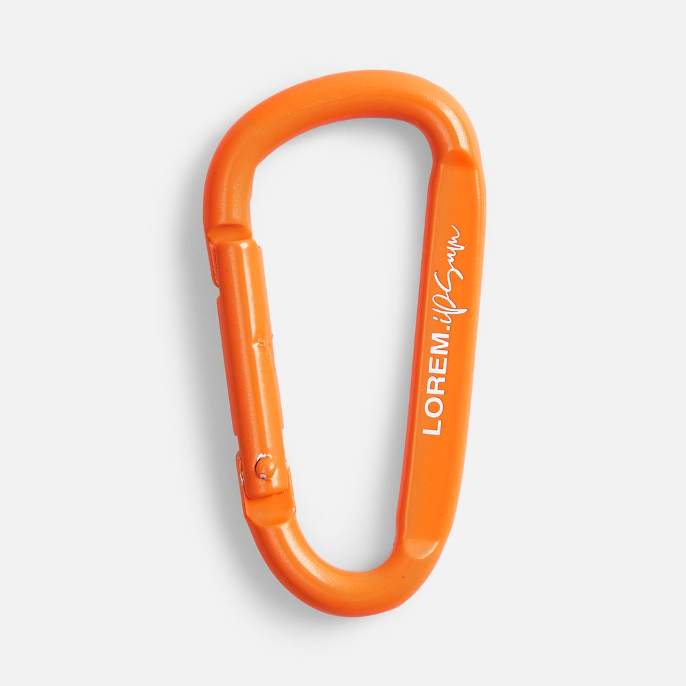 Карабин Raby, оранжевый неон / Миниатюра нанесения (1000)