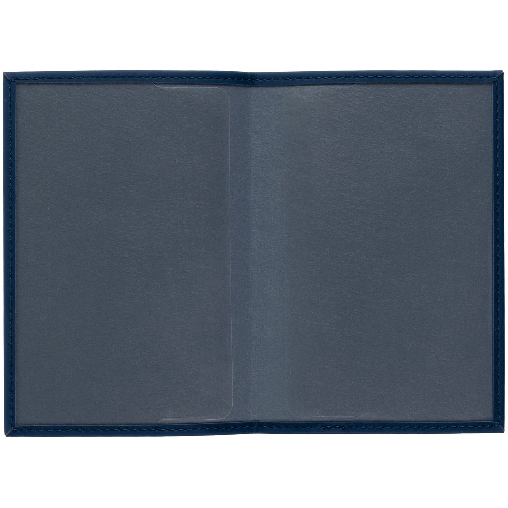 Обложка для паспорта Shall, синяя / Миниатюра WWW (1000)