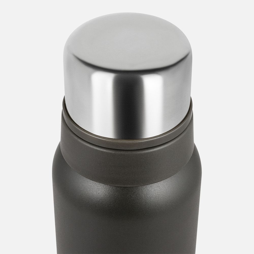 Термос Relaxika 1000 со стикерпаком, хаки / Миниатюра WWW (1000)