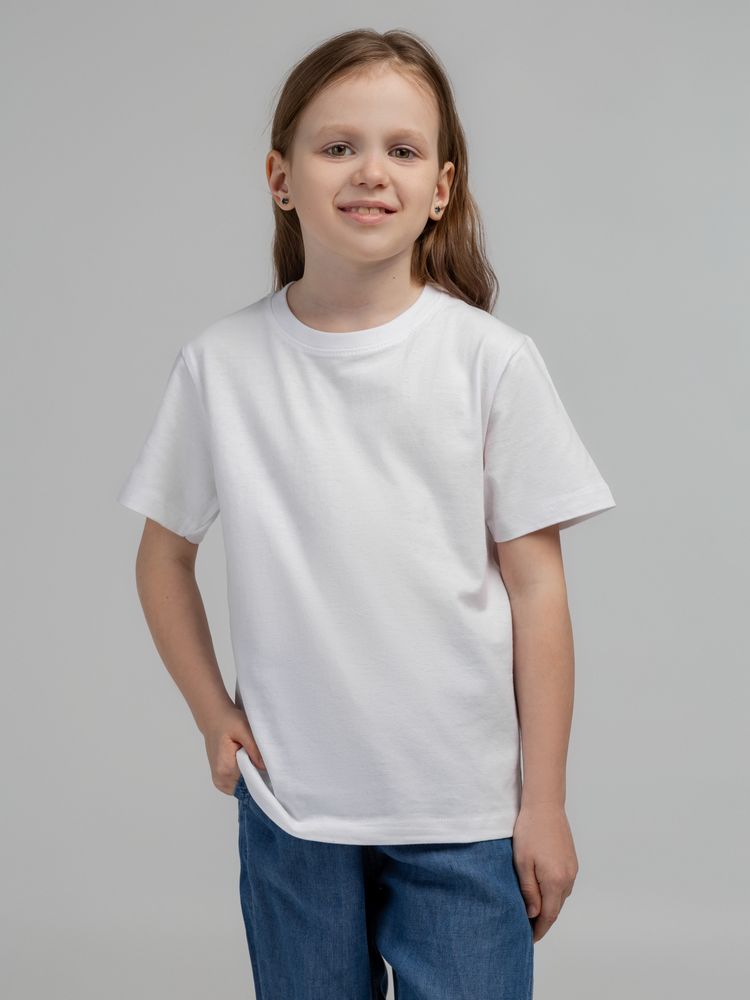 Футболка детская Regent Kids 150, белая / Миниатюра WWW (1000)