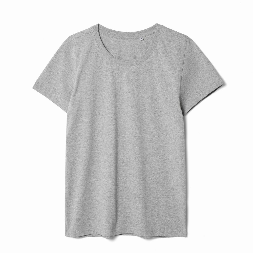 Футболка женская T-bolka Stretch Lady, серый меланж / Миниатюра WWW (1000)