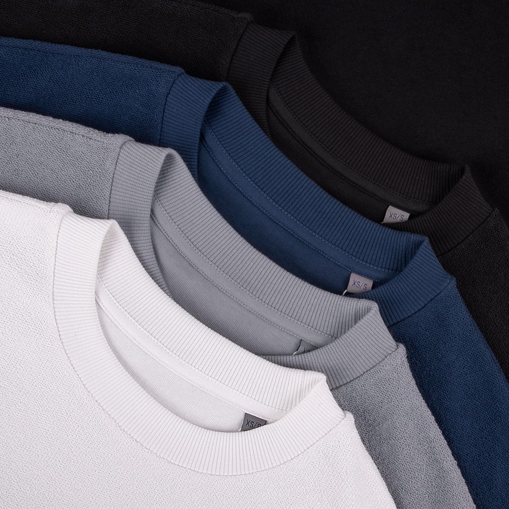 Свитшот оверсайз унисекс Vozduh, черный / Миниатюра WWW (1000)