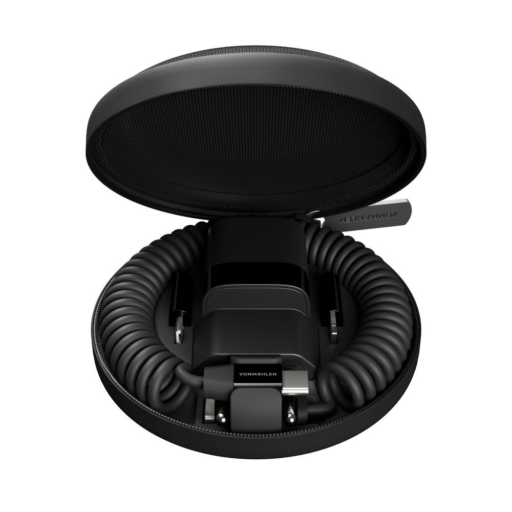 Зарядное устройство Vonmahlen Allroundo GaN, черное / Миниатюра WWW (1000)