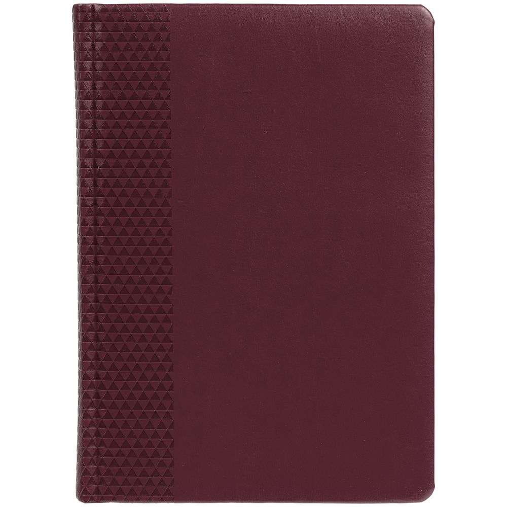 Ежедневник Prizma, недатированный, бордовый / Миниатюра WWW (1000)