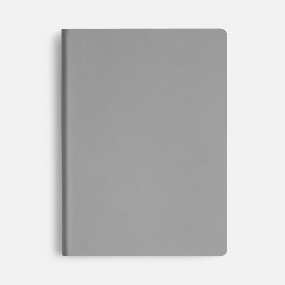 Ежедневник Flex Shall New, недатированный, серый / Миниатюра WWW (1000)