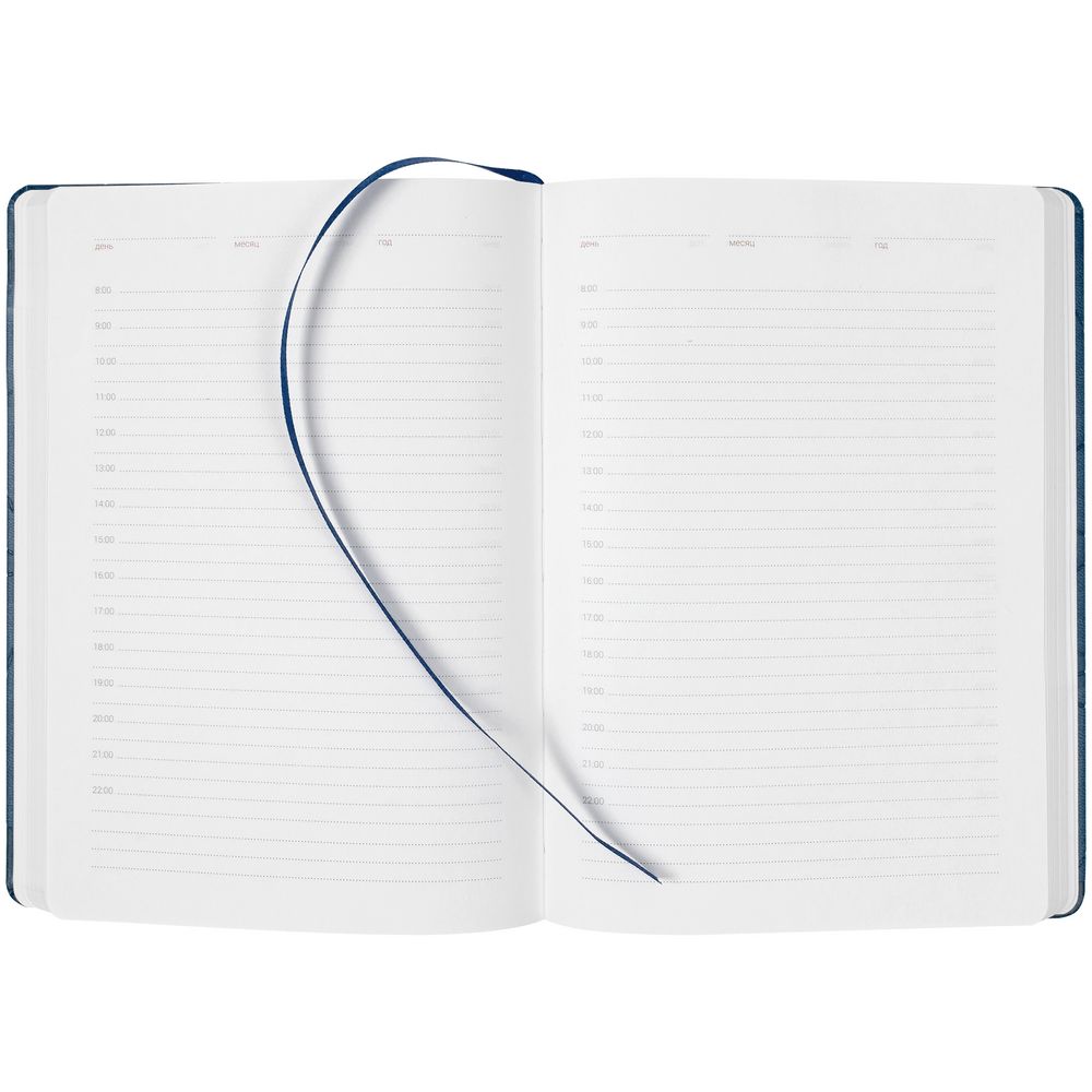 Ежедневник Gems, недатированный, синий, уценка / Миниатюра WWW (1000)