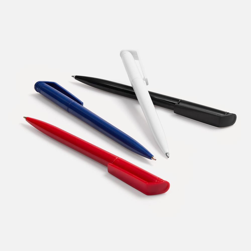 Ручка шариковая Flip, темно-синяя / Миниатюра WWW (1000)