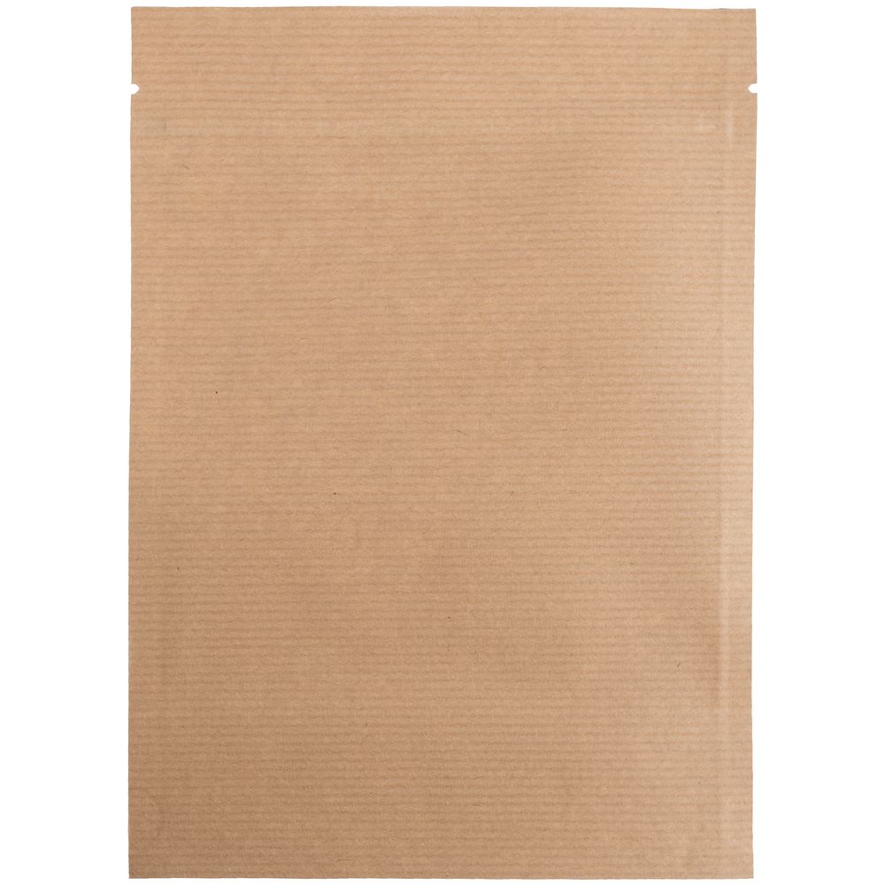 Пакет с замком Zippa M, крафт / Миниатюра WWW (1000)