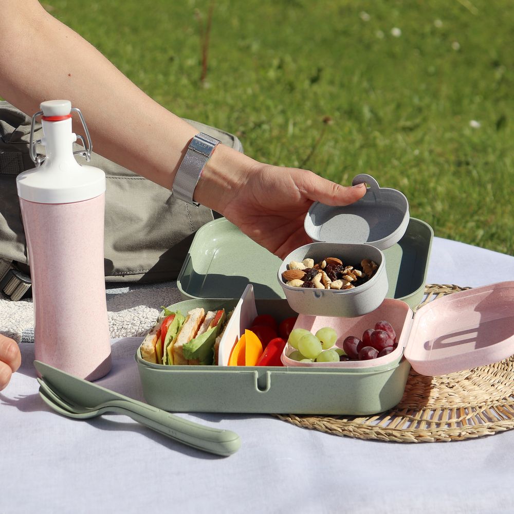 Бутылка для воды Plopp To Go Organic, розовая / Миниатюра WWW (1000)