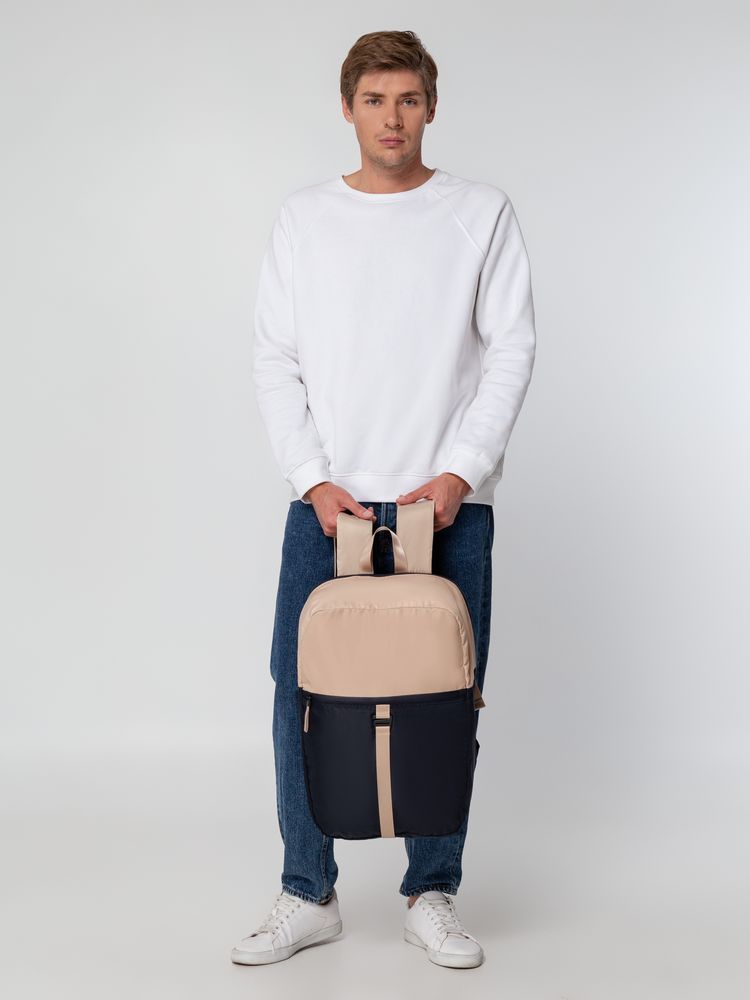 Рюкзак coolStuff, темно-синий с бежевым / Миниатюра WWW (1000)