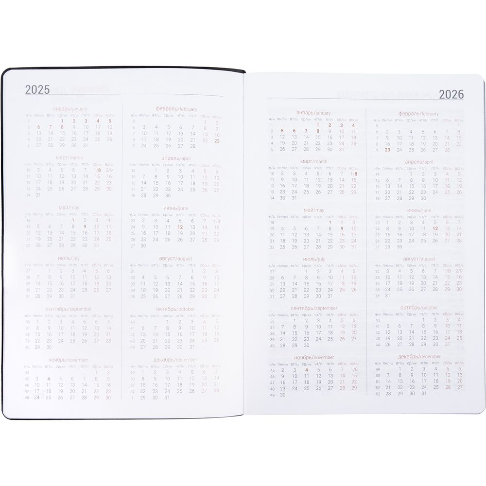 Ежедневник Flexpen Color, датированный, оранжевый / Миниатюра WWW (1000)