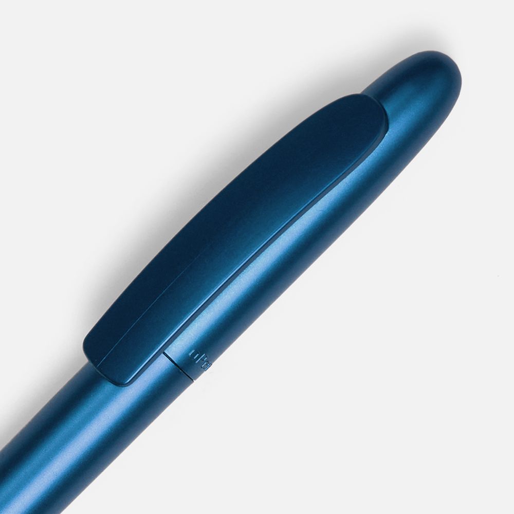 Ручка шариковая Moor Silver, синий металлик / Миниатюра WWW (1000)