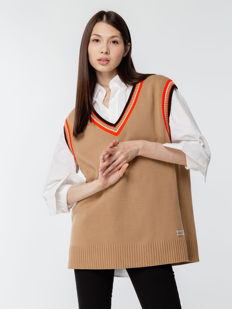 Жилет оверсайз унисекс Cornell в сумке, бежевый / Миниатюра WWW (1000)