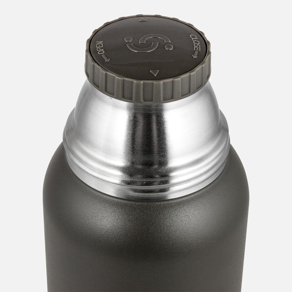 Термос Relaxika 1000 со стикерпаком, хаки / Миниатюра WWW (1000)