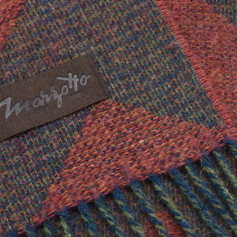 Плед Zig Zag, красный с коричневым / Миниатюра WWW (1000)