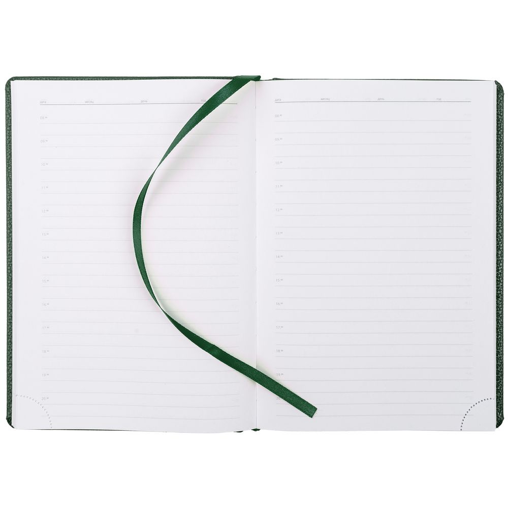 Ежедневник Sagrin, недатированный, зеленый / Миниатюра WWW (1000)