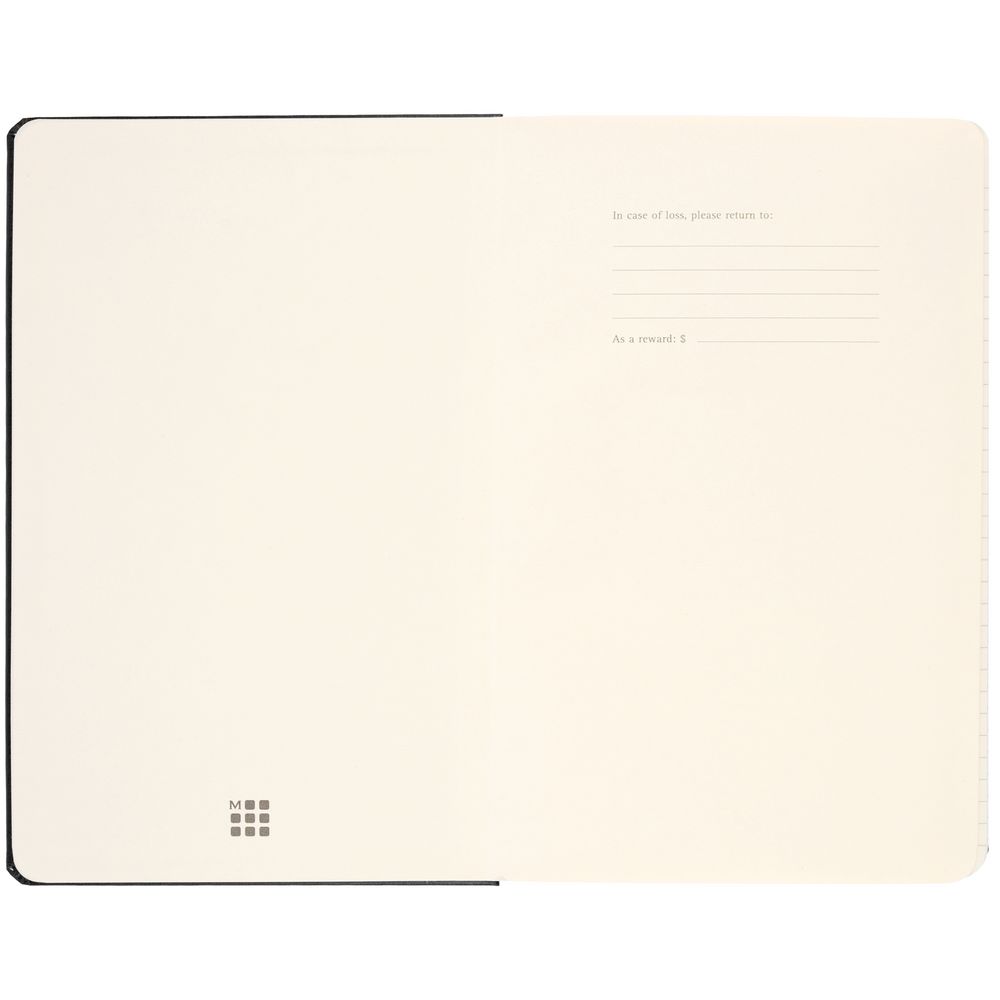 Записная книжка Moleskine Classic Soft Large, в линейку, черная / Миниатюра WWW (1000)