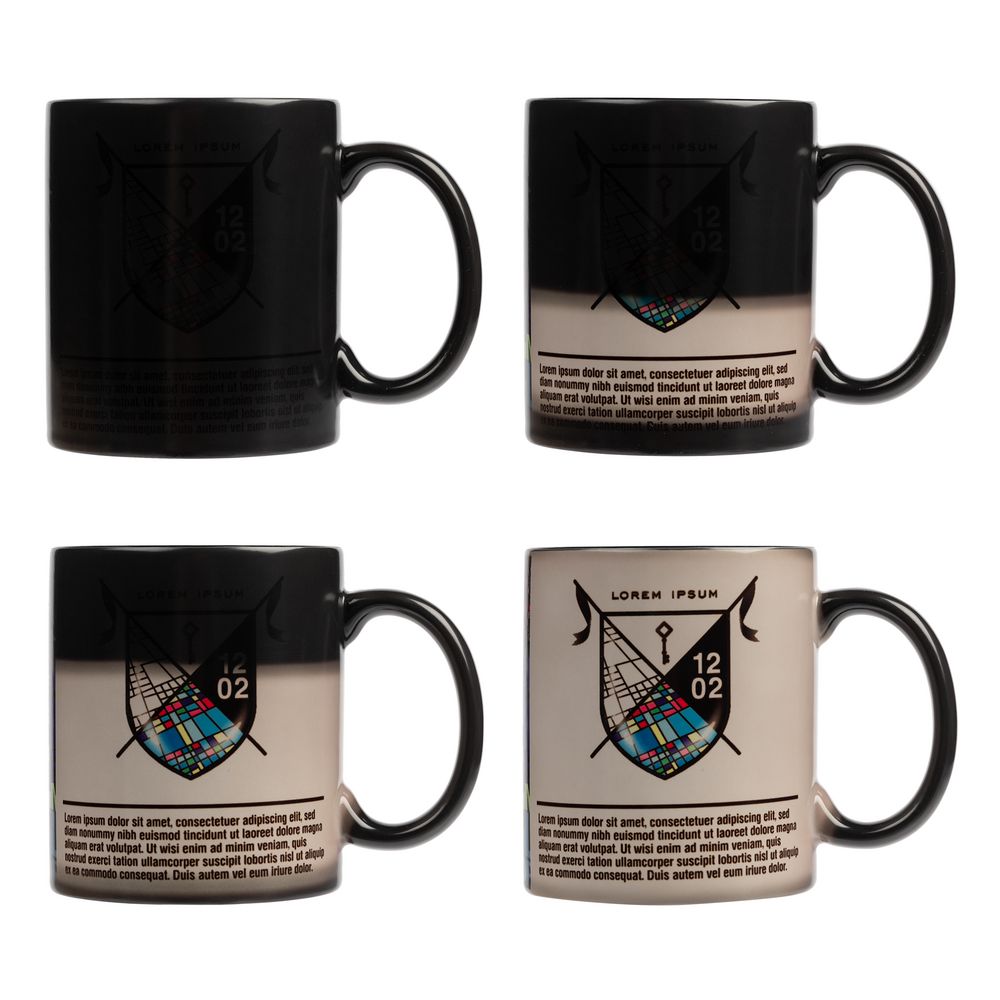 Кружка «Хамелеон», матовая, черная / Миниатюра WWW (1000)