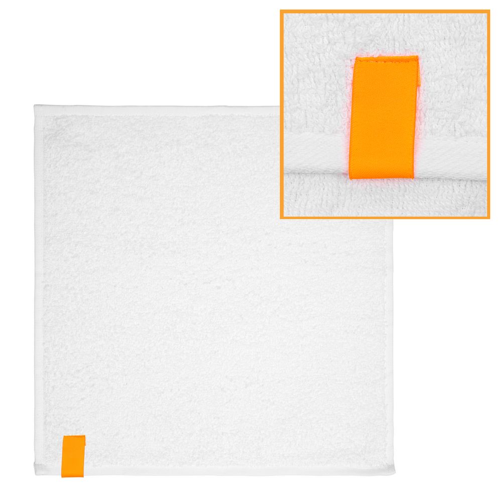 Лейбл тканевый Epsilon, S, оранжевый неон / Миниатюра WWW (1000)