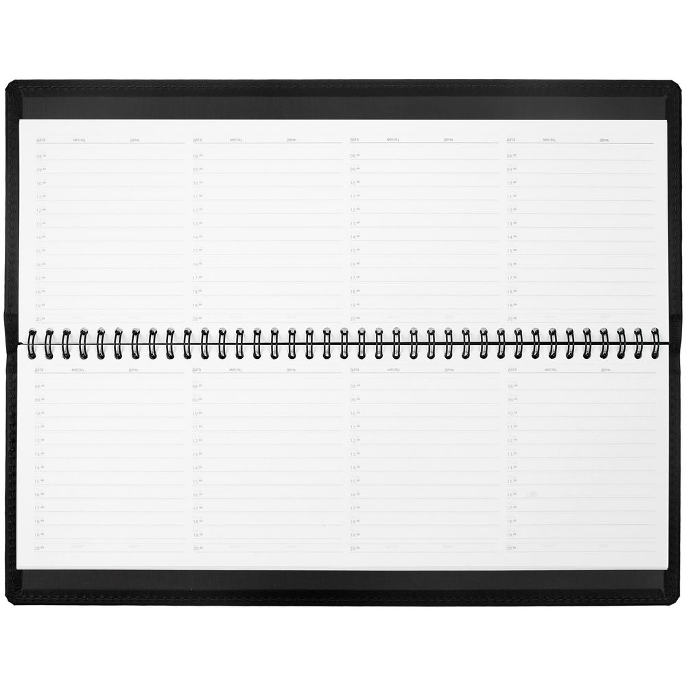 Планинг Latte, недатированный, черный / Миниатюра WWW (1000)