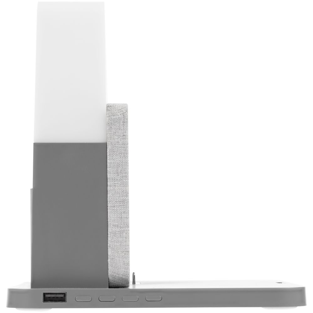 Зарядная станция с часами и подсветкой Large Charge, серая / Миниатюра WWW (1000)