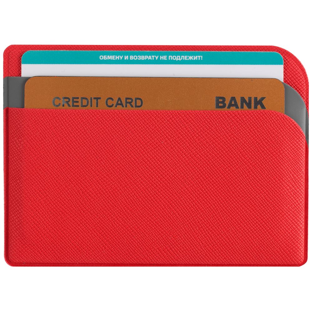 Чехол для карточек Dual, красный / Миниатюра WWW (1000)