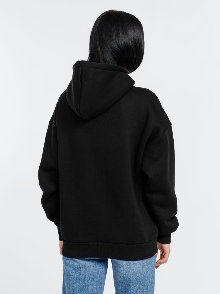 Худи оверсайз унисекс Go Easy, черное / Миниатюра WWW (1000)