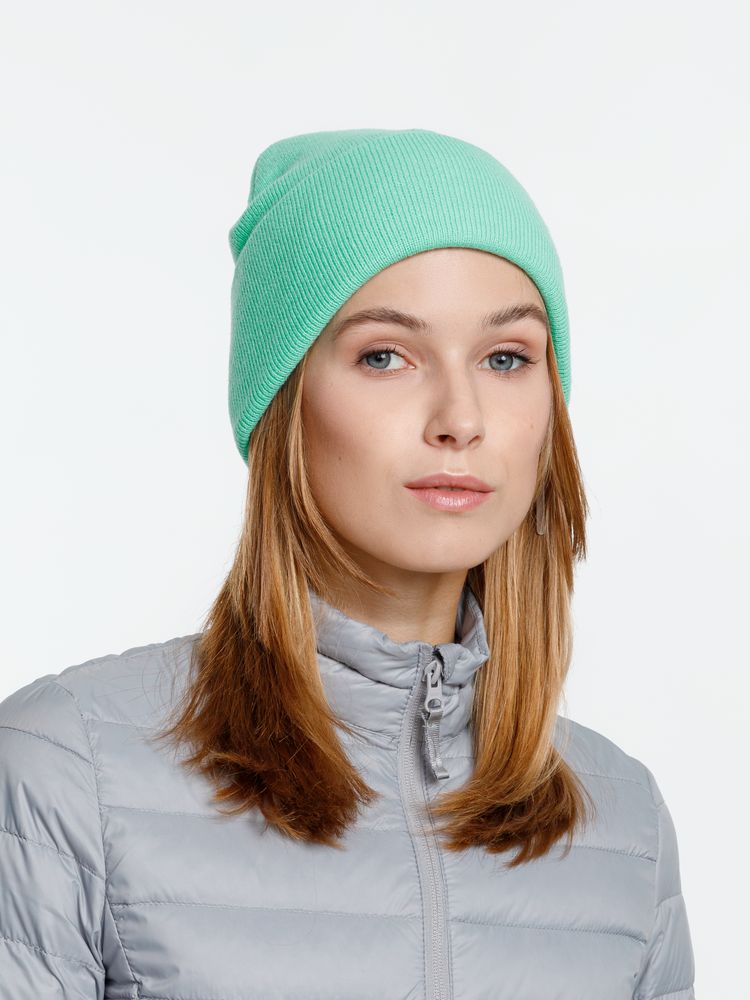 Шапка Urban Flow, зеленая (мятная) / Миниатюра WWW (1000)