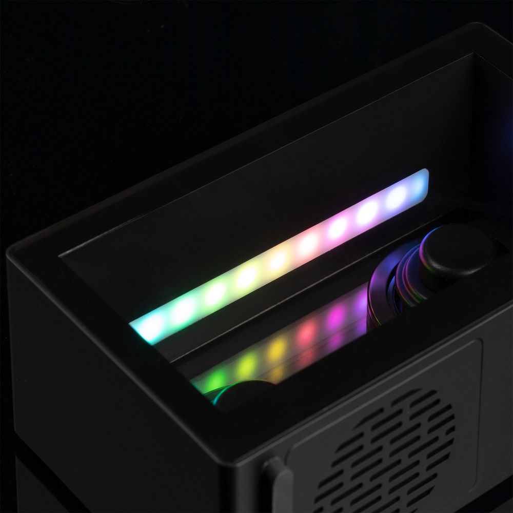 Bluetooth-колонка со светомузыкой Sensofonic, черная / Миниатюра WWW (1000)