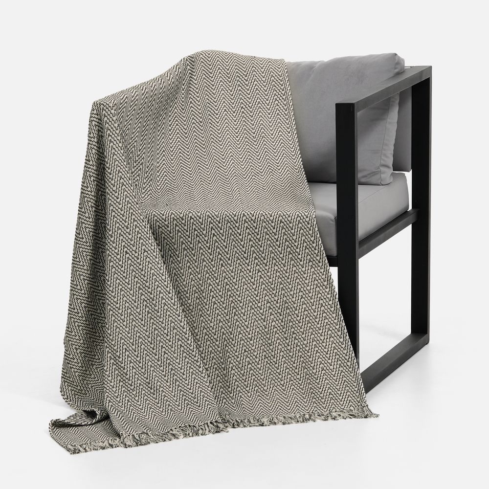 Плед Saltoro, темно-серый / Миниатюра WWW (1000)