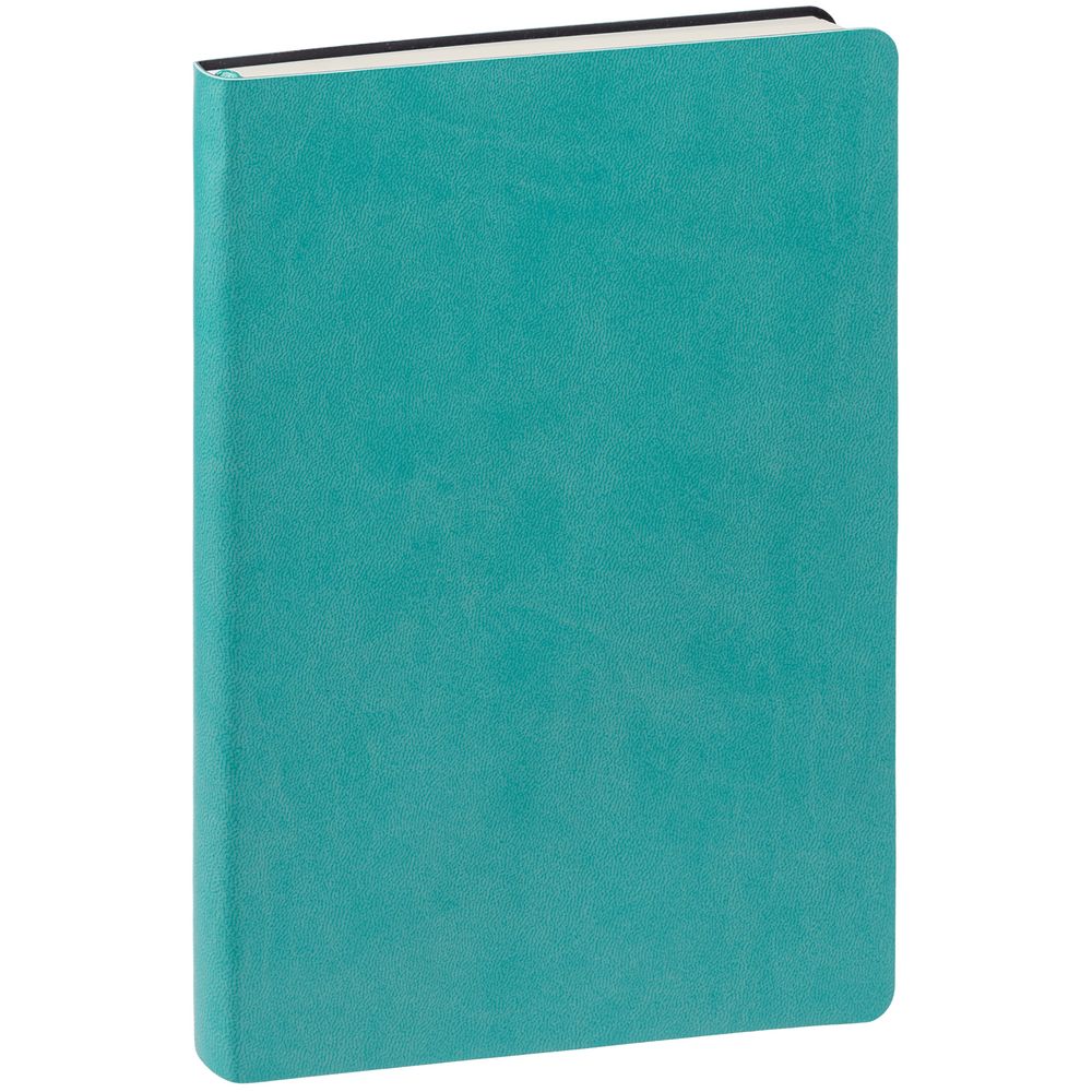 Ежедневник Romano, недатированный, с тонированным блоком, бирюзовый / Миниатюра WWW (1000)