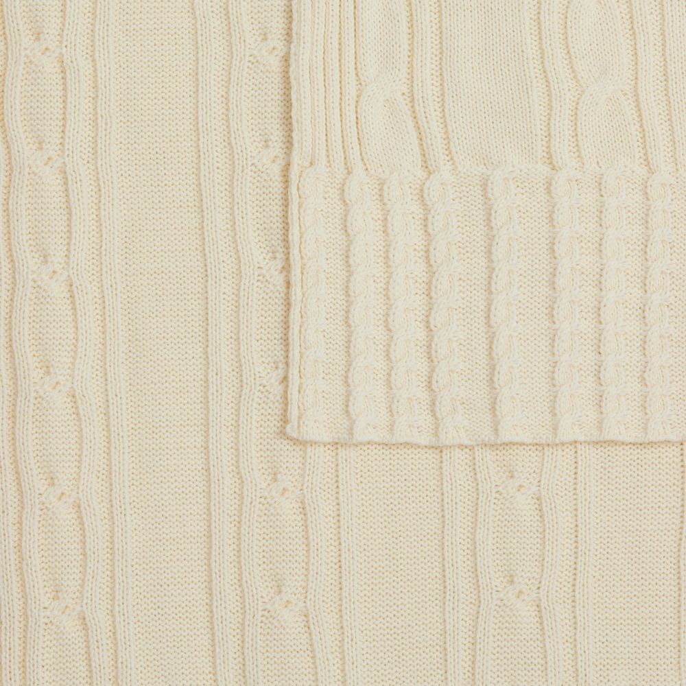 Плед Remitti, белый (молочный) / Миниатюра WWW (1000)