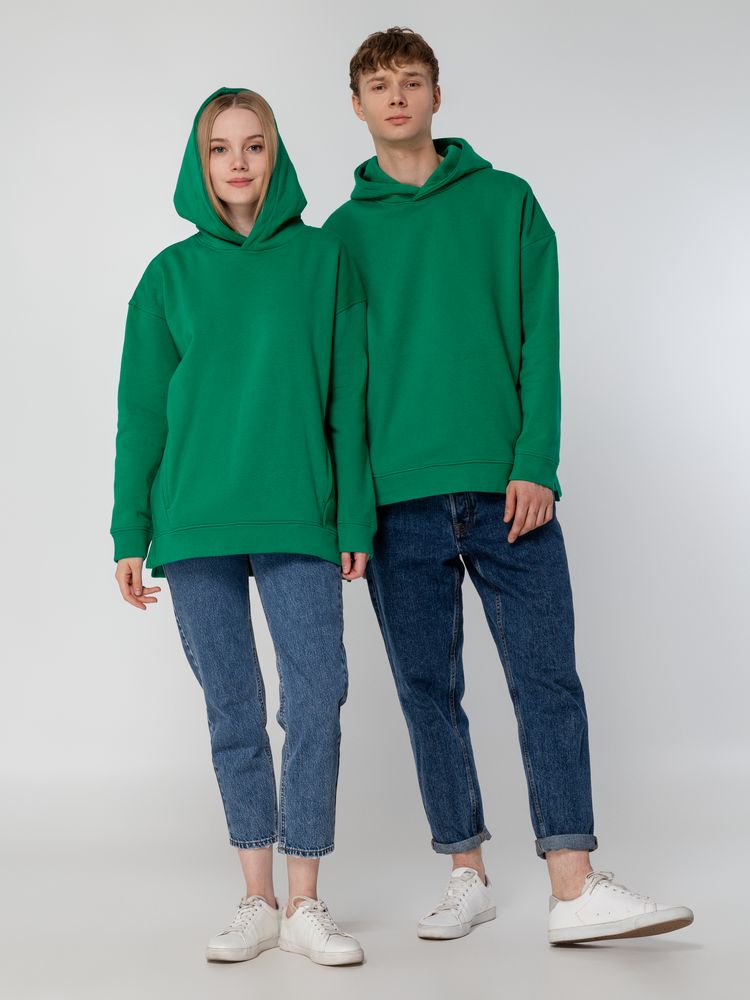 Худи оверсайз унисекс Tolla, зеленое / Миниатюра WWW (1000)